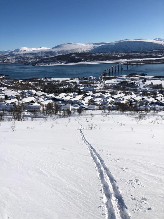 Moderne Og Trivelig Leilighet, Med Unik Utsikt 特罗姆瑟 外观 照片